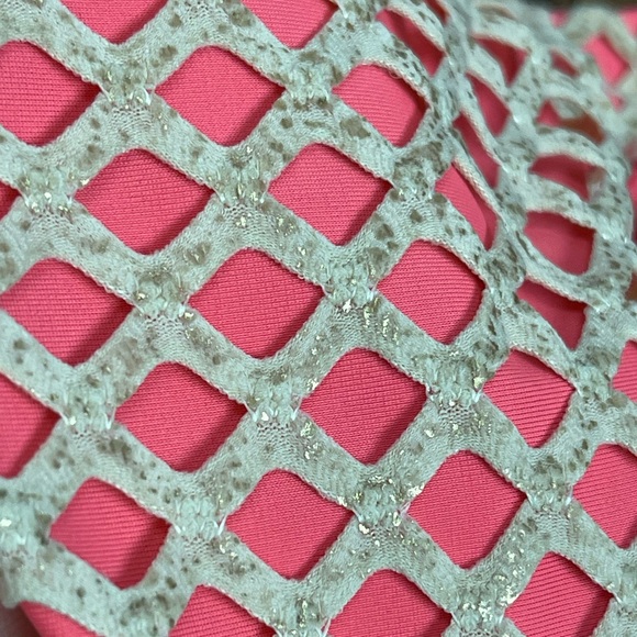 Luli Fama size large pink and gold bikini bottom - Picture 2 of 5